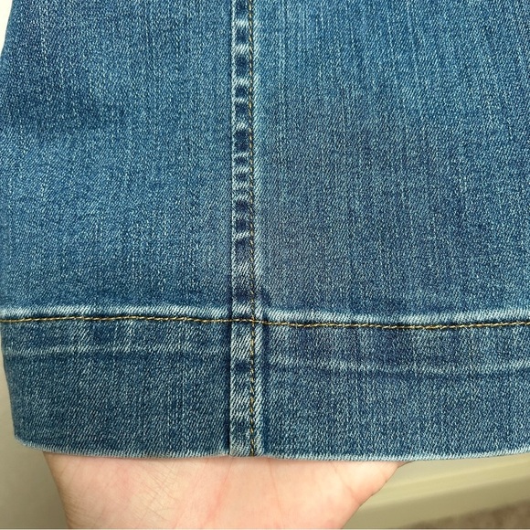 NWT Spanx Seamed Front Wide Leg Jean in Vintage Indigo 1X - Picture 9 of 16